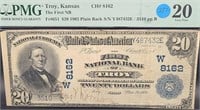1902 $20 - Troy, KS First National Bank
