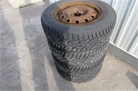 (4) Honda Civic Winter 185/70 R14 Rims & Tires