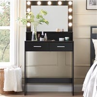 Vanity Desk with Mirror and Lights, Dressing Table