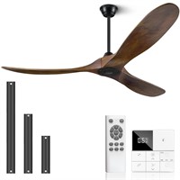 Ceiling Fan without Light, 52 Inch Wood Ceiling