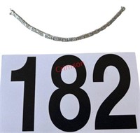 Stamped 14K Diamond Tennis Bracelet (19.14g)