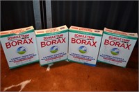 4 boxes of BORAX: NEVER USED