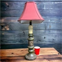Vintage Lamp with Plaster like base