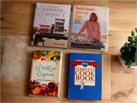 4 Cookbooks Pillsbury, Martha Stewart Hardcover