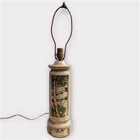Bamboo Tropical Themed Vintage Lamp
