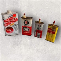 Vintage Oil Cans Advertising Collectibles