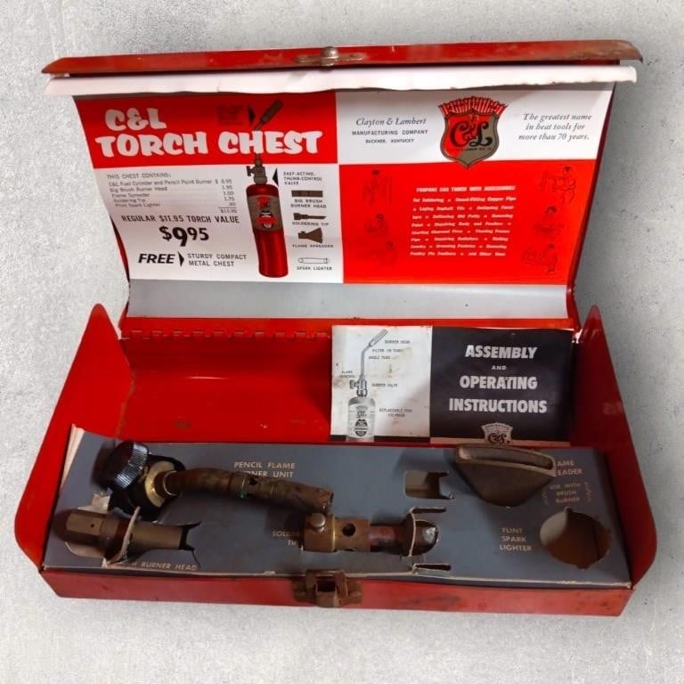 C&L Torch Chest Tool See Pic