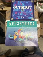 Guesstures and Outburst Games