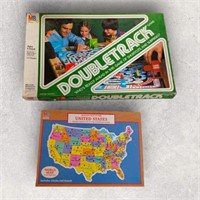 Games Doubletrack and United States Jigsaw Puzzle