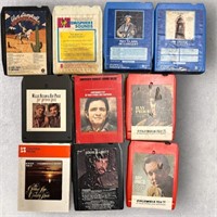 8 Track Tapes Country Johnny Cash Willie Nelson