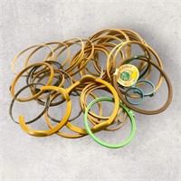 Huge Lot of Embroidery Hoops