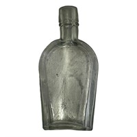 Antique Bottle Bluish Green 6" t x 3" w