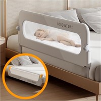 strenkitech Toddler Bed Rails for Crib  Foldable