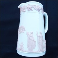 Wedgwood Pink and White pitcher.