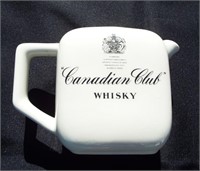 Canadian Club Porcelain Pitcher. Vintage 1970's