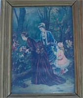 Antique George Stinson and Co framed print.