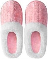 shoeslocker Women's Cozy Memory Foam Slippers