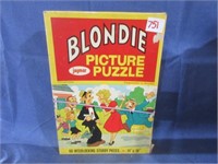 Blondie picture puzzle .