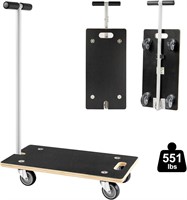 Wood Platform Dolly with Handle