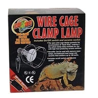 Zoo Med Laboratories LF10 Wire Cage Clamp Lamp