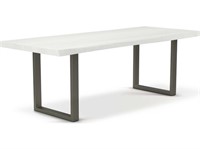 Urbia Brooks 79" Wood White Table (Damaged)
