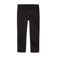 LittleSpring Uniform Pants for Boys Black Stretch