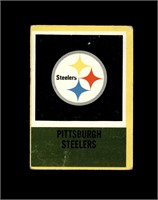 1967 Philadelphia #156 Steelers Logo P/F to GD+