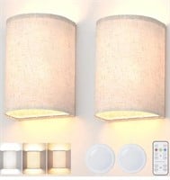 ANTOTEN Battery Operated Wall Sconces Set of