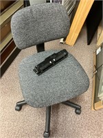 Computer chair and hole punch