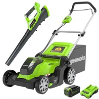 Greenworks 40V 17" Cordless Push Lawn Mower Kit