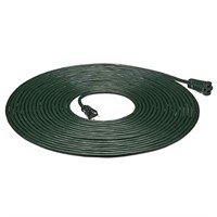 Basics 16/3 Vinyl Outdoor Extension Cord, Green,