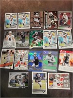 Lot of Raiders Cards Adams, Carr, Jacobs