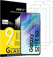 NEW'C [3 Pack] Designed for Samsung Galaxy S21 FE