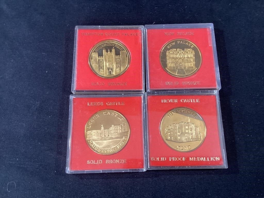 British Souvenir Proof Bronze Medallions