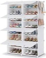 Shoe Rack, 8 Tier Shoe Storage Cabinet 32 Pair