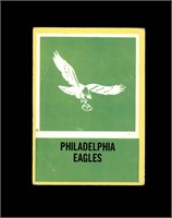 1967 Philadelphia #144 Eagles Logo P/F to GD+
