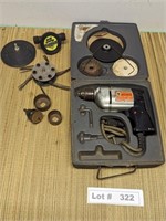 BLACK AND DECKER DRILL AND ACCESSORIES