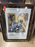 WILD AMERICA SIGNED POSTER BY MARTY STOUFFER
