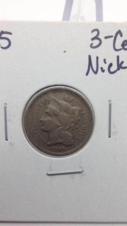 1865 3-Cent Nickel