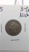 1865 3-Cent Nickel