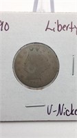 1890 Liberty Nickel
