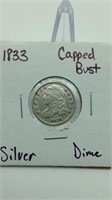 1833 Capped Bust Dime
