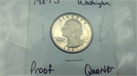 1987S Washington Proof Quarter