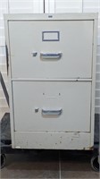 TWO DRAWER LETTER SIZE FILE CABINET
