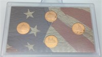 2009S Lincoln 4pc. Proof Penny Set