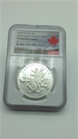 1990 Canada Henry Kelsey PF69 Silver Dollar