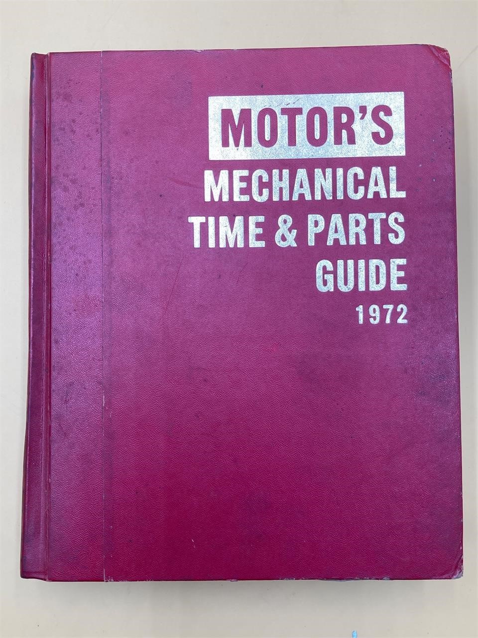 1972 Motor’s Time & Parts Guide Book