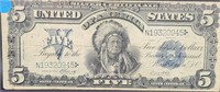 1899 $5 Chief Silver Certificate