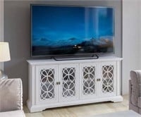 59.5 in White TV Stand Fits TV's up to 65 in