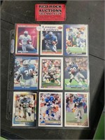 Lot of Barry Sanders Football Cards